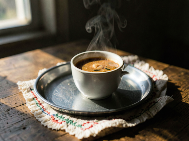Steaming Chai Moment