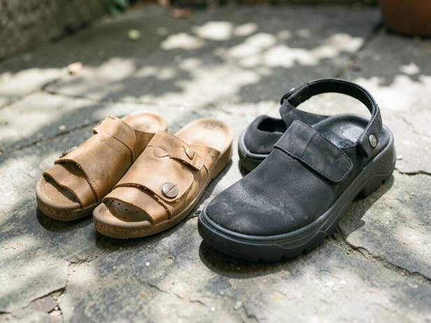 Footwear Contrast: Kolhapuri vs. Sports