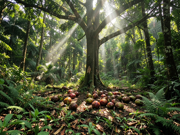 Tropical Forest Floor Morning