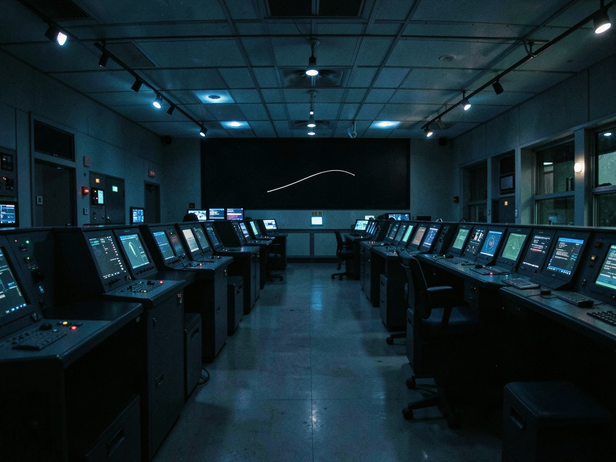 Empty Mission Control Ready