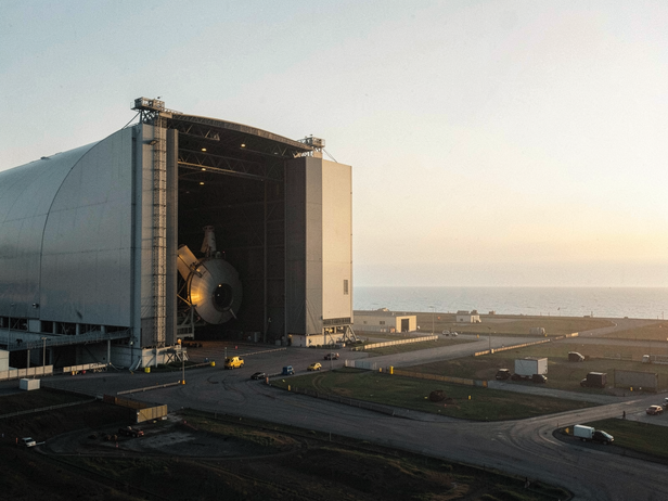 Rocket Facility Dawn Glow