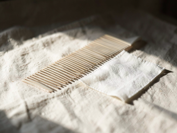 Comb and Gauze Still Life