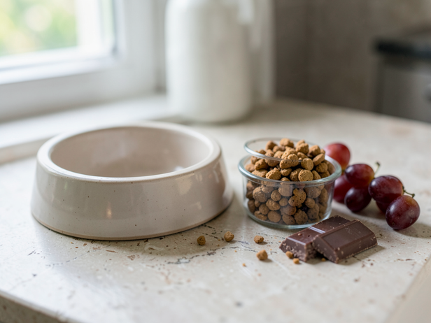 Dog's Meal vs. Human Treats
