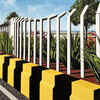 Railings to be installed over dividers on NS Road