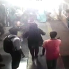 Watch: RPF constable saves woman from coming under moving train at ...